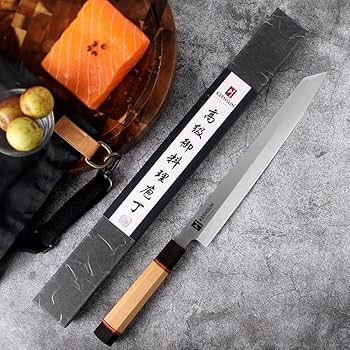 Amazon | KEENSUN 包丁 切付包丁 刺身包丁 刃渡り270mm AUS-8